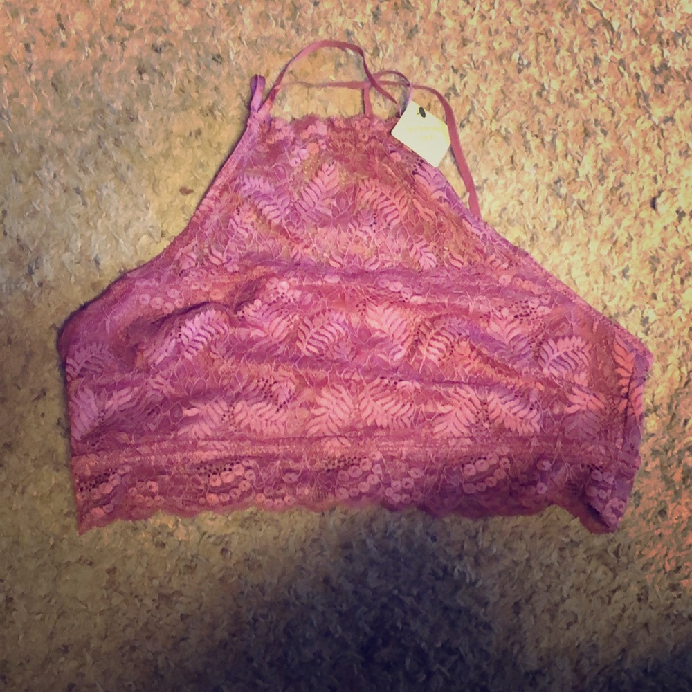 Maroon bralette